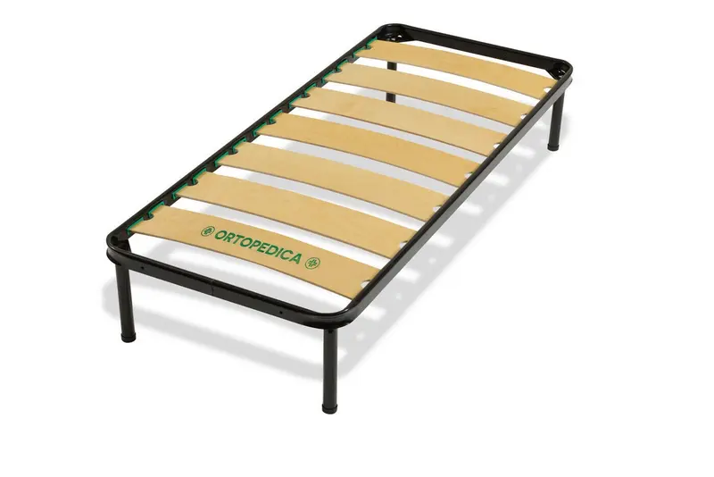 Rete Letto Doghe Larghe Ortopedica 80x190cm 7 Listelli in Legno
