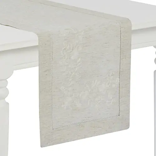 Runner Nadine rettangolare 50x150 poliestere e lino