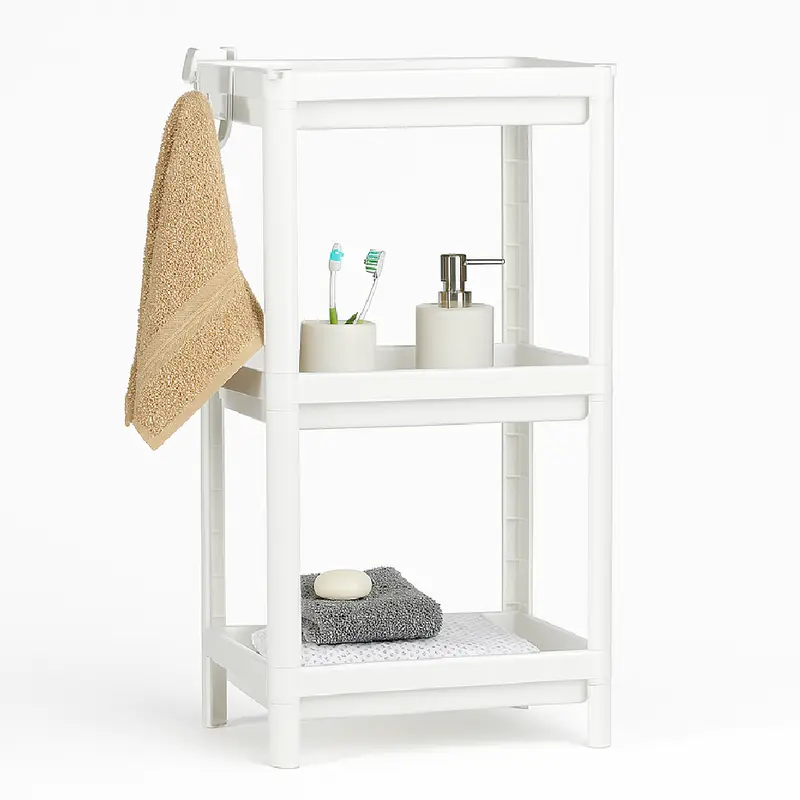 Scaffale Multiuso 3 piani Salvaspazio per Casa, Ufficio, Lavoro 35.5x23 H 70.5cm