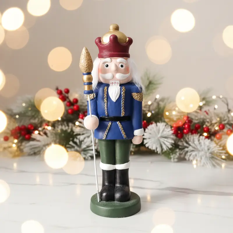 Schiaccianoci Soldatino Natalizio in Resina – Decorazione Natalizia 60 cm