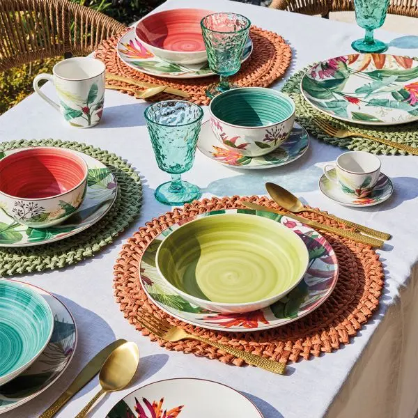 Servizio 18 Piatti Tropicalia