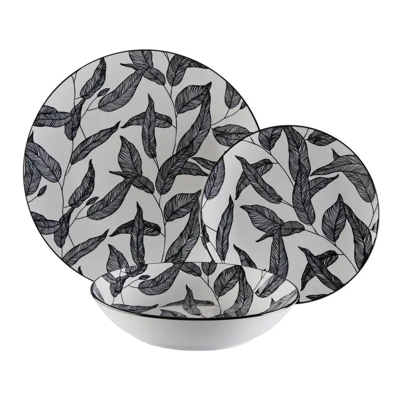 Servizio tavola Versa Foglie Jill - 18 pz