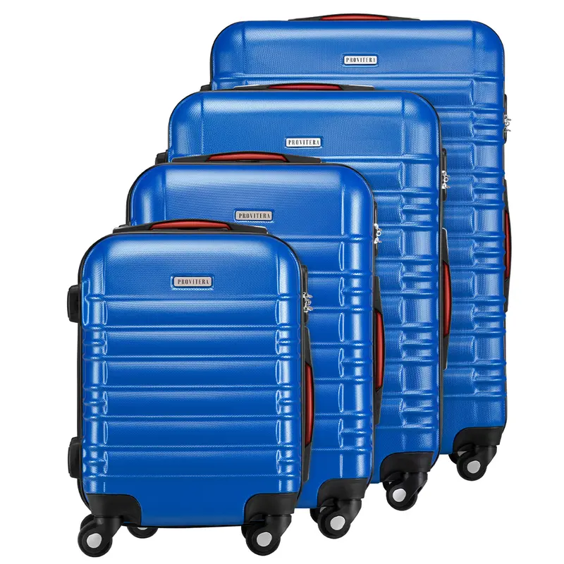 Set 4 Valigie Rigide Ruote Easy roll, Bagaglio mano e viaggio, Trolley Resistente