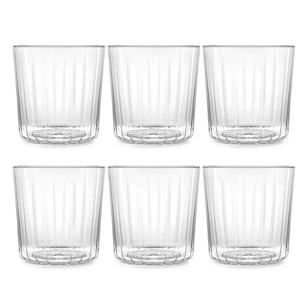 Set 6 Bicchieri in Vetro Aura 370cc