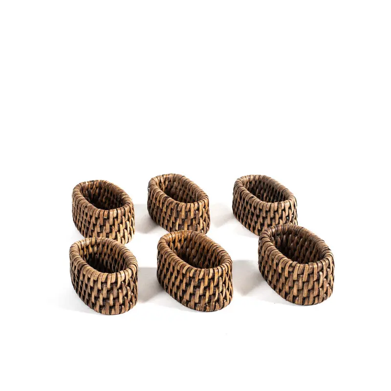 Set 6 lega tovaglioli H&H Rattan naturale
