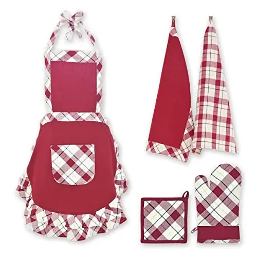 Set Grembiule Natalizio Aspen