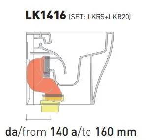 Set Per Scarico A Pavimento 140 160