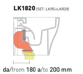 Set Per Scarico A Pavimento 180 200