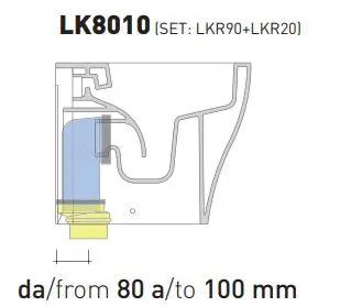 Set Per Scarico A Pavimento 80 100