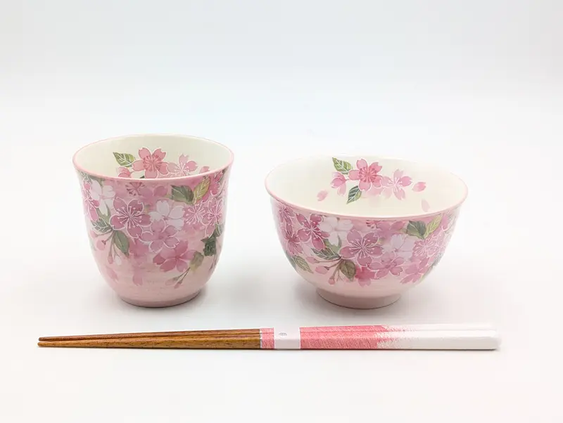Set tazza, ciotola e bacchette