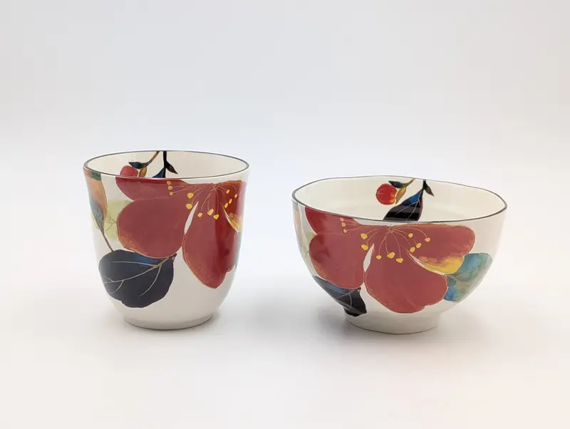Set Tsubaki tazza + ciotolina