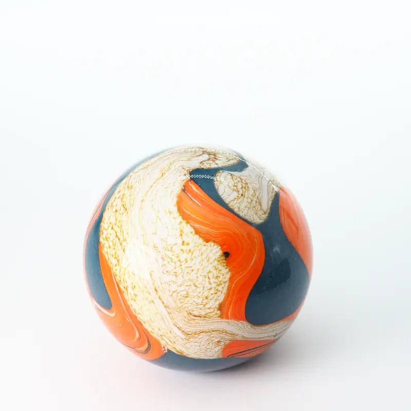 Sfera Fermacarte Decorativa in Cristallo L'Oca Nera Ø10cm