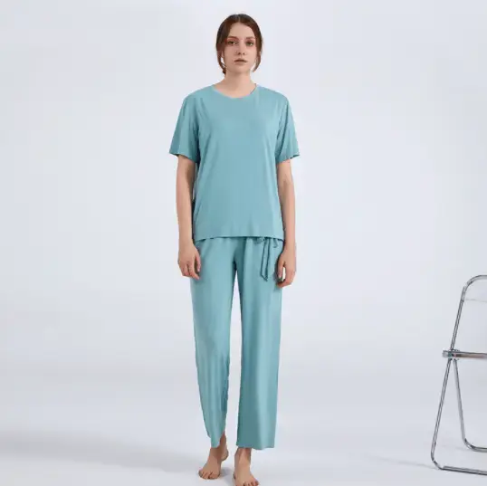 Short-sleeved Trousers Women's Loungewear Set Loose And Comfortable Pajamas