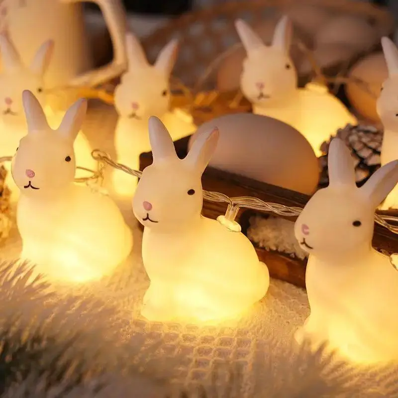 Side Table Easter Plastic Egg Lamp