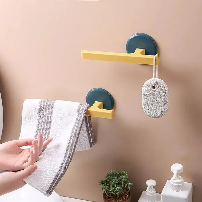 Single Pole For Hanging Towel Rack In Bathroom