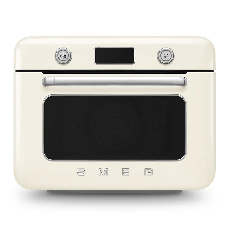 Smeg Forno combinato a vapore da appoggio panna lucido