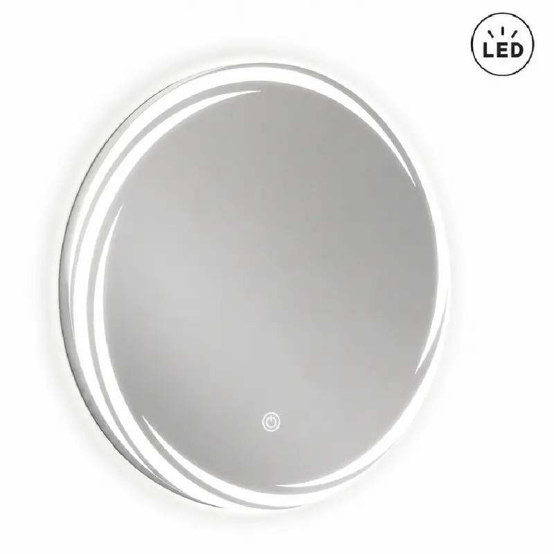Specchio LED Bagno Camera 60 cm 3 colori Dimmerabile Touch Retroilluminato