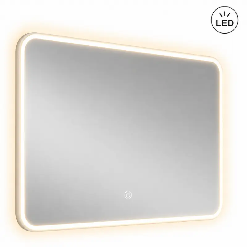 Specchio LED Bagno Camera 70x50 cm 3 colori Dimmerabile Touch Retroilluminato