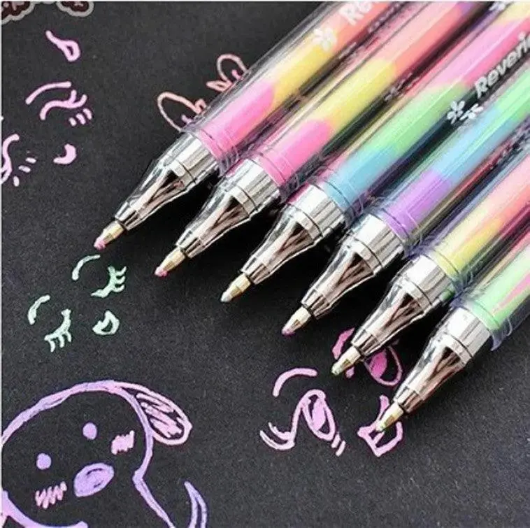 Stationery 6 Colors In One Watercolor Pen