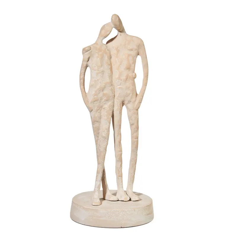 Statua coppia Oca Nera
