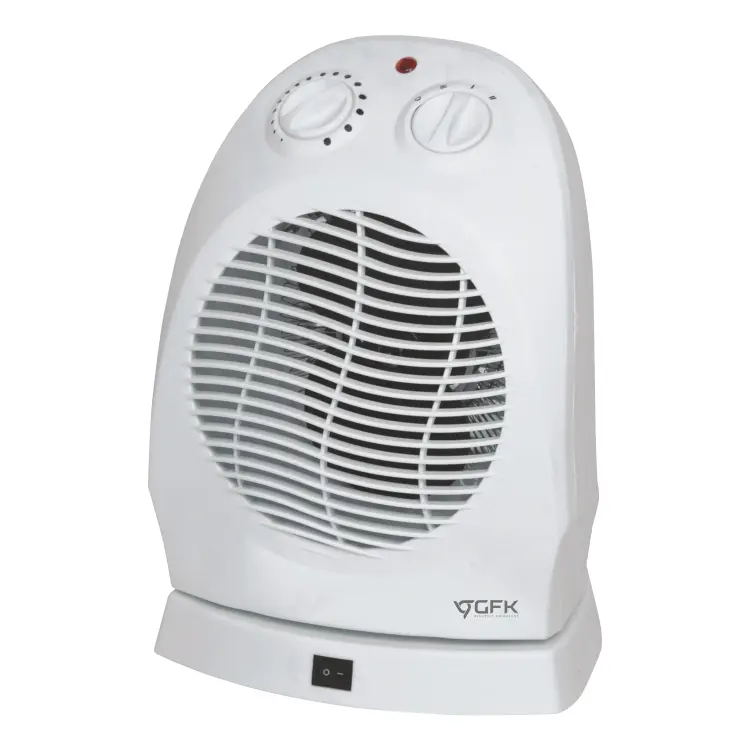 Stufa Termoventilatore Caldo Bagno Oscillante 1000-2000Watt Termostato Regolabile