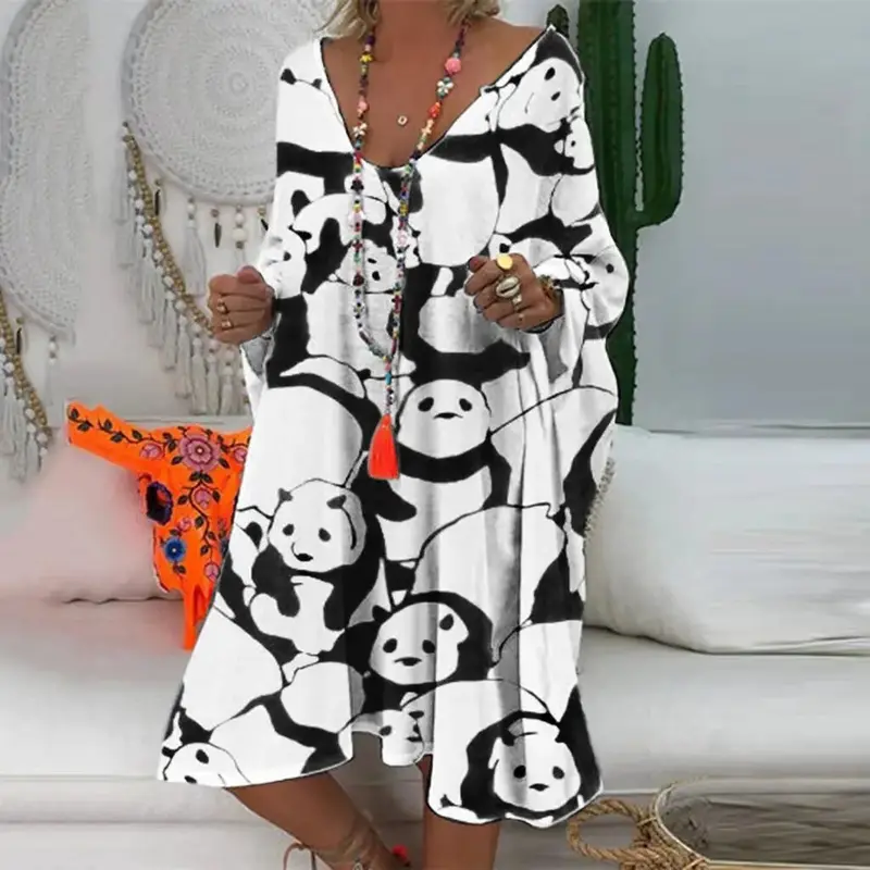Summer Animal Print Dress
