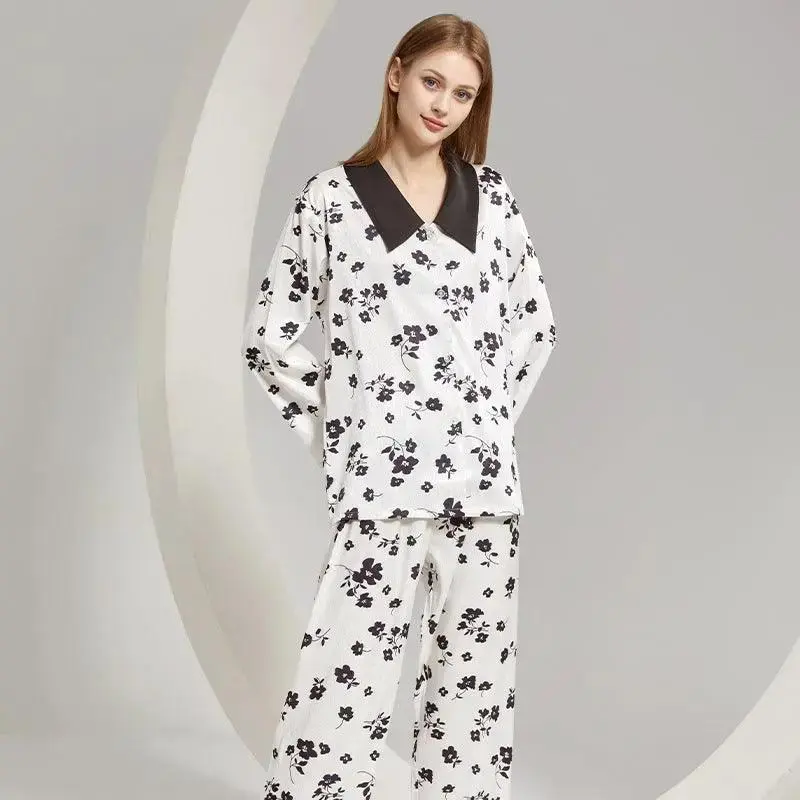 Summer Ice And Snow Silk Sleepwear Air Conditioning Room