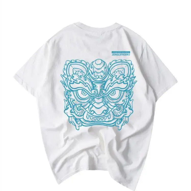 Summer tiger print loose t-shirt
