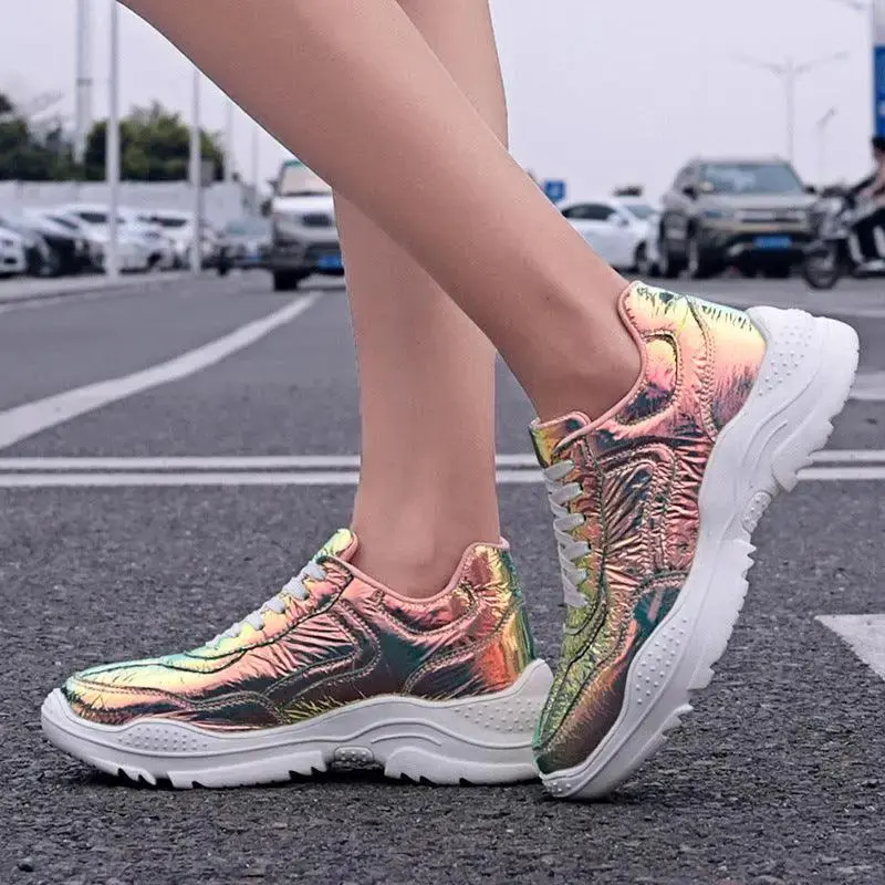 Summer wild bright women's shoes Korean trend hot sale shoes