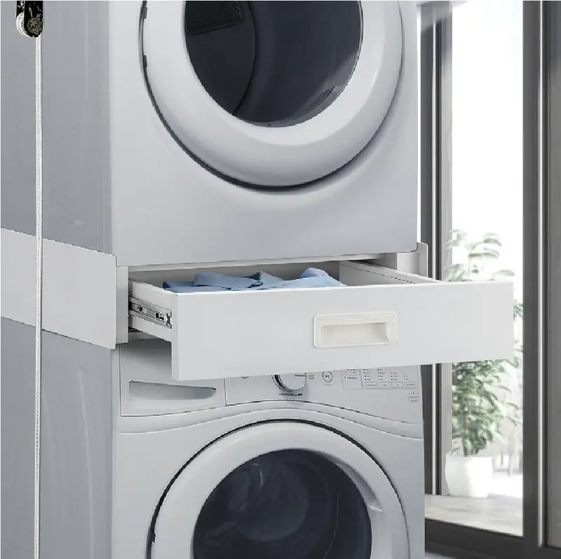 Supporto Universale per Lavatrice e Asciugatrice con Cassetto Estraibile - 100KG