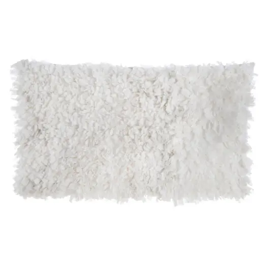 Tappeto rettangolare Blanc Mariclò Soft Neige Collection 50×80 cm Bianco