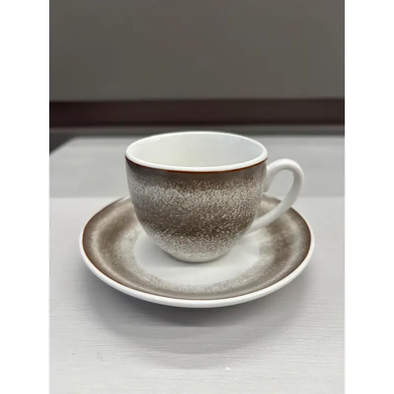 Tazza caffè Evviva Rainbow grigio - 6 pz