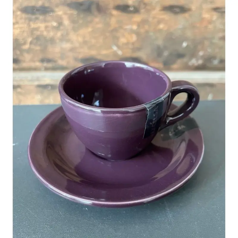 Tazza caffè Excelsa Trendy prugna - 6 pezzi