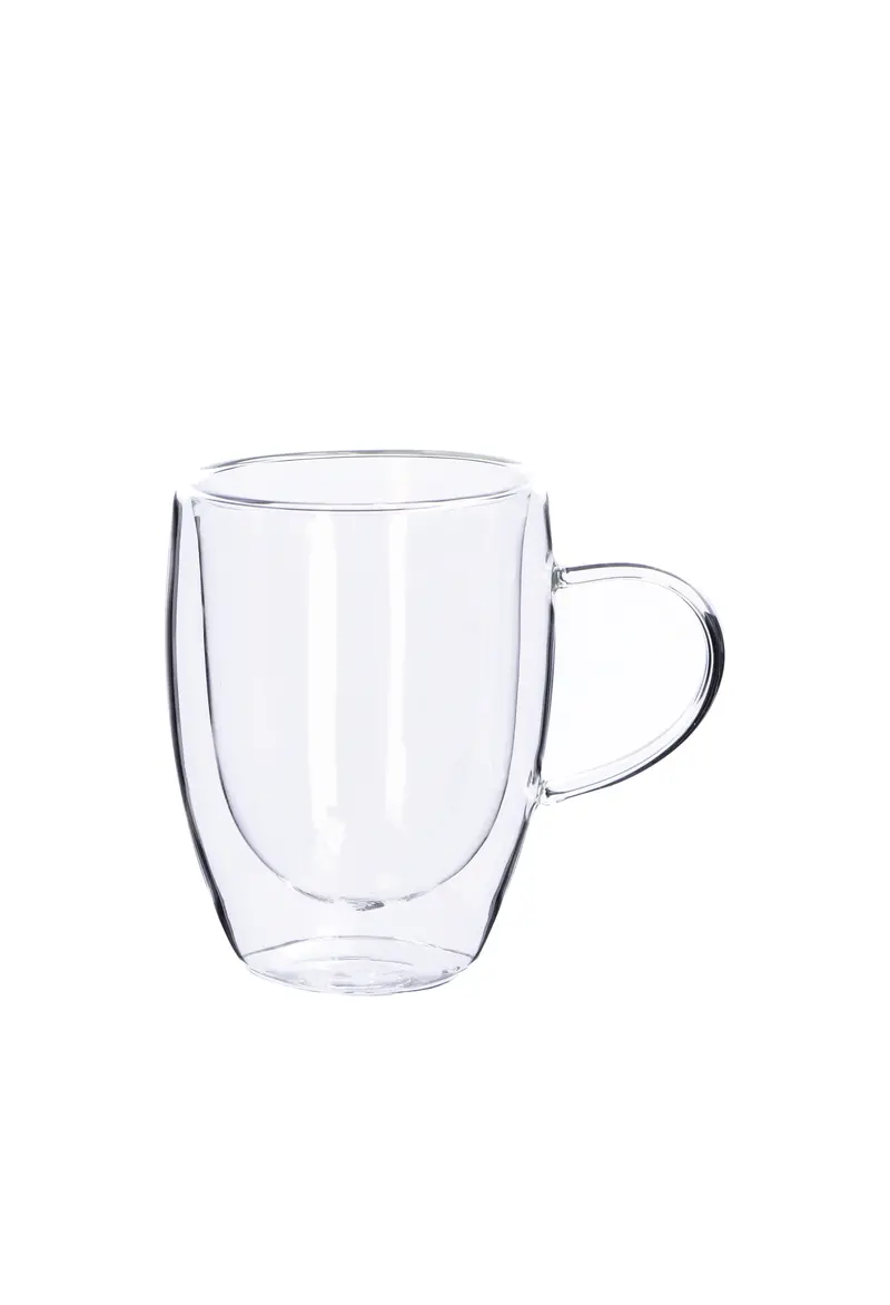 Tazza in Vetro Borsosilicato Doppio Vetro 330ml