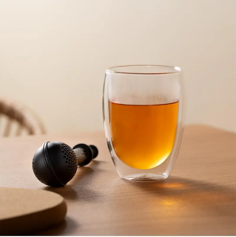 Tazza in Vetro Borsosilicato Doppio Vetro 500ml