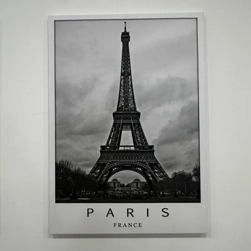 Tela Decorativa Parigi – Bianco e Nero 50x70 cm