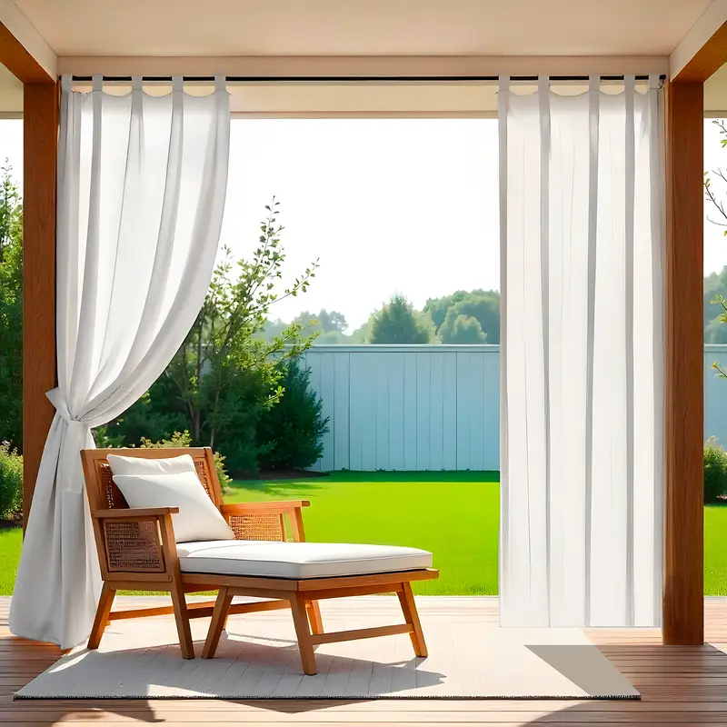 Tenda Gazebo da Esterno Idrorepellente Forsta 150x270 cm Protezione Solare UV con Bretella Foderata e Fermatenda per Balcone