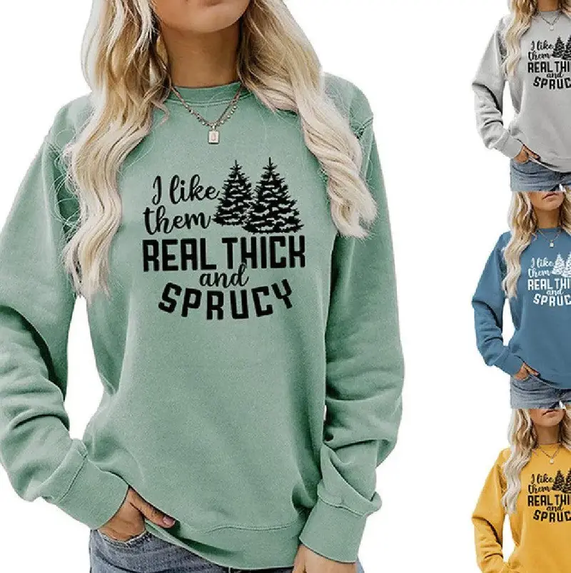 Thick Ladies' Long Sleeved Sweater