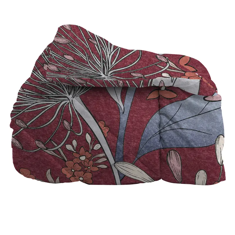 Trapunta Invernale Matrimoniale Daphne Burgundy