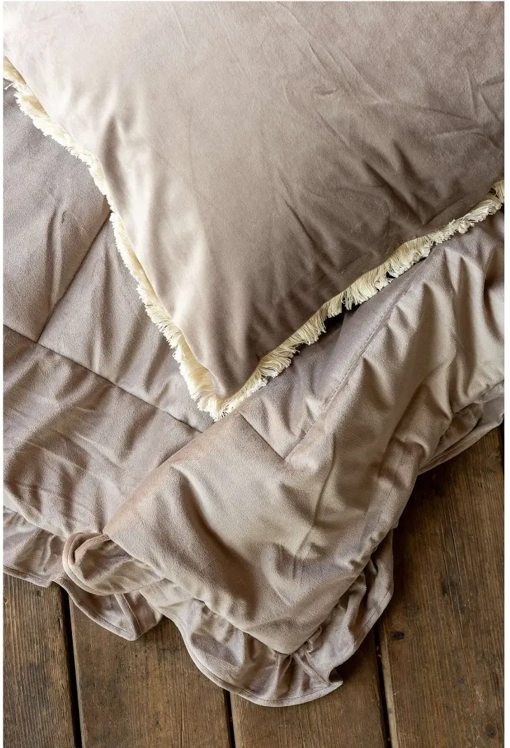 Trapunta matrimoniale invernalel'Atelier 17 Beige tortora