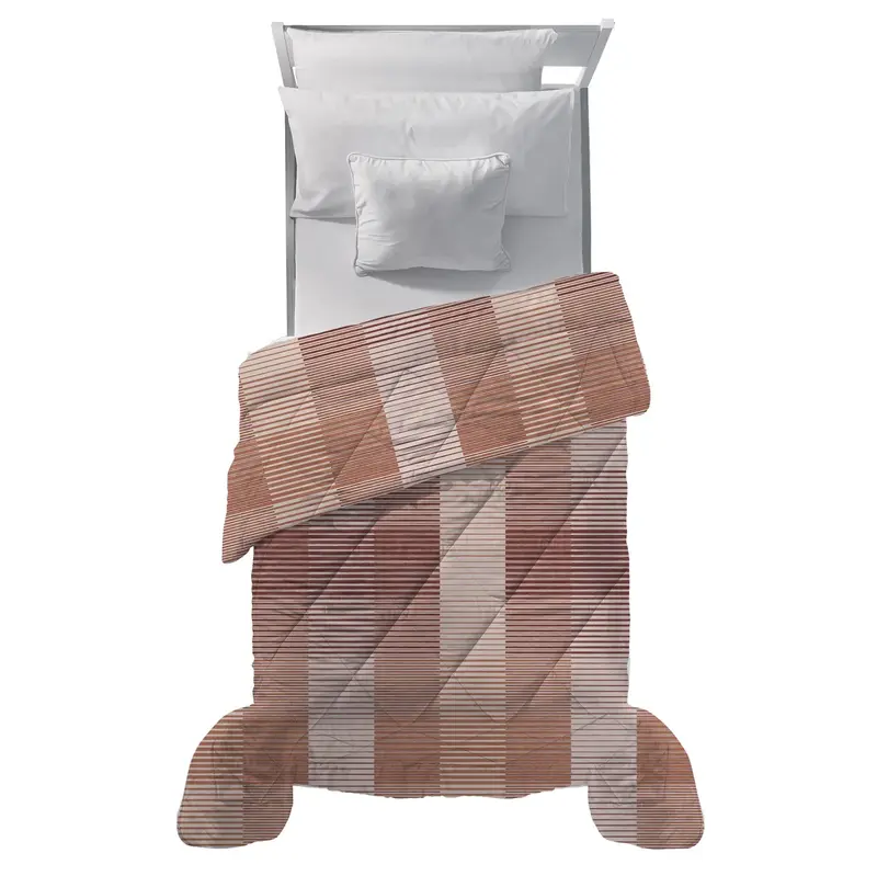 Trapunta Singolo Gilbert Burgundy