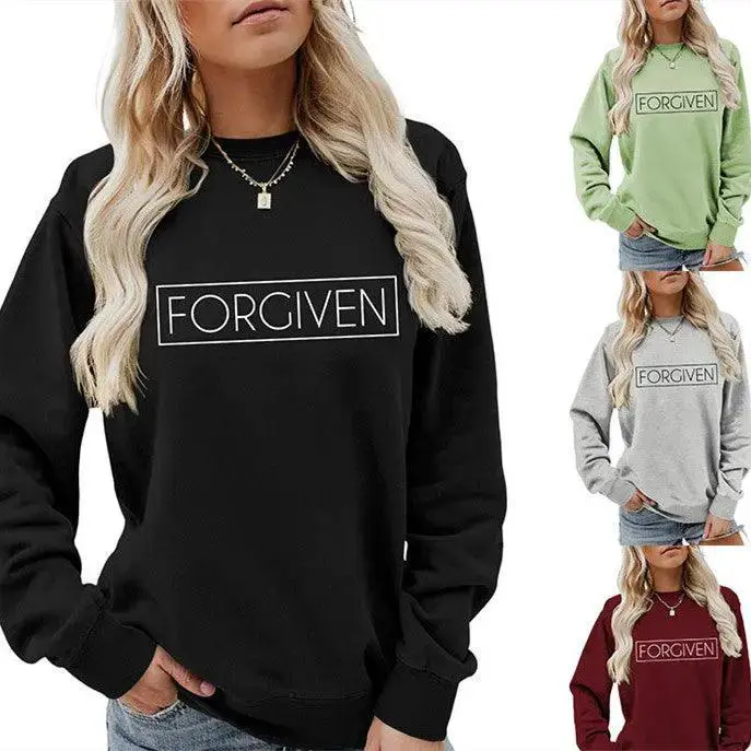 Trendy Tops Loose Long Sleeve Sweatershirt