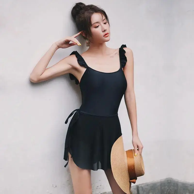 Two-piece swimsuit with back