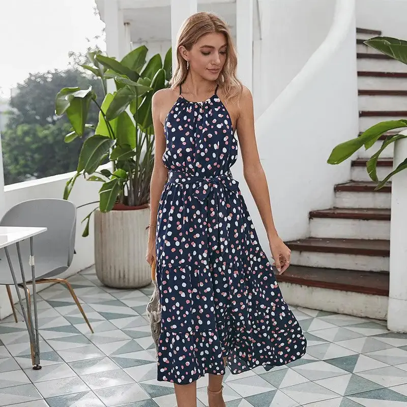 Vacation style big dress