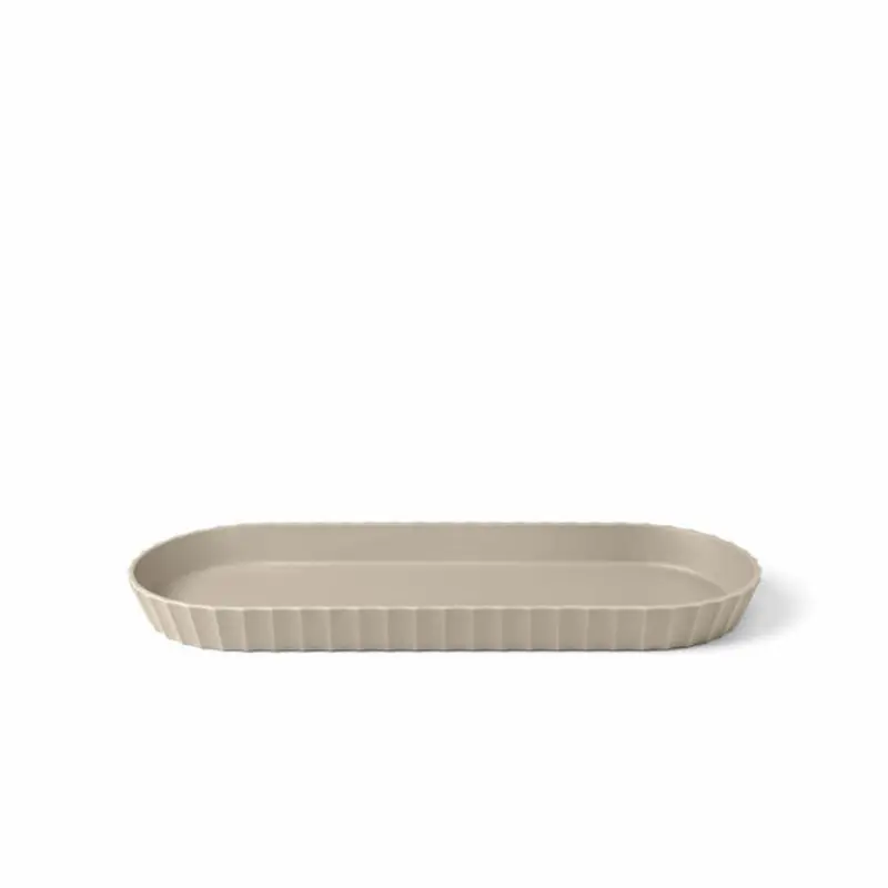 Vassoio ovale Blim Plus Minerva - moka grey