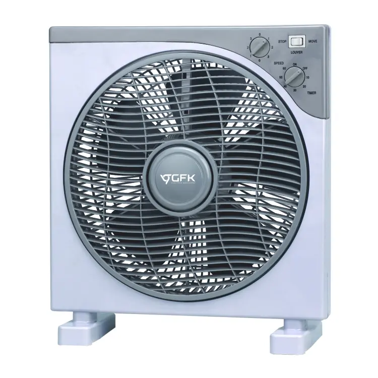 Ventilatore Box-Fan H 41 cm 35 Watt 3 Velocità Griglia Rotante