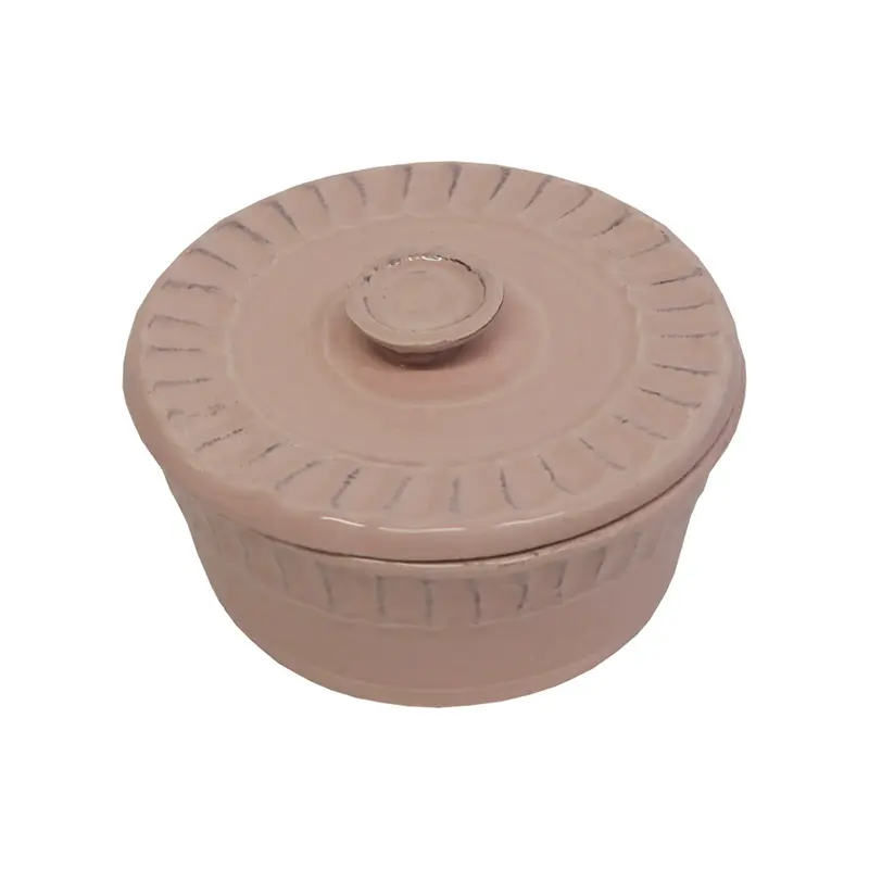 Virginia Casa Contenitore da bagno in ceramica "Pietra" 2 varianti (1pz)