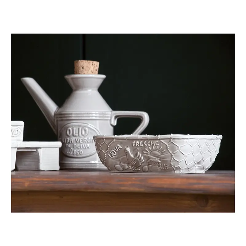 VIRGINIA CASA Oliera in ceramica made in italy H16 cm 3 varianti (1pz)