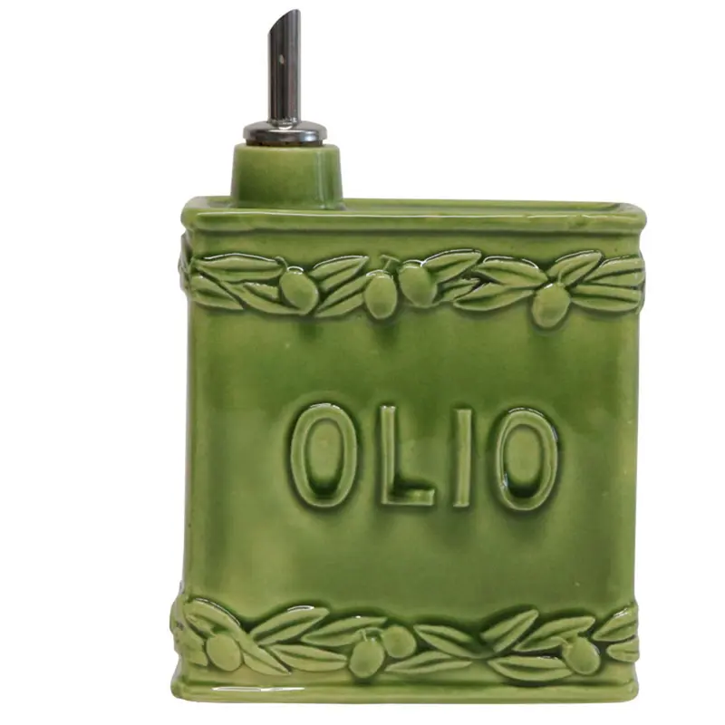 VIRGINIA CASA Oliera in ceramica "Osteria" made in italy 12xH13 cm 3 varianti (1pz)
