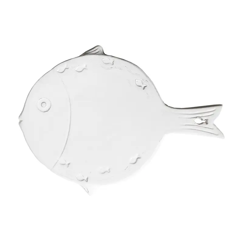 VIRGINIA CASA Tagliere a forma di pesce in ceramica MARINA 3 varianti 35x27 cm